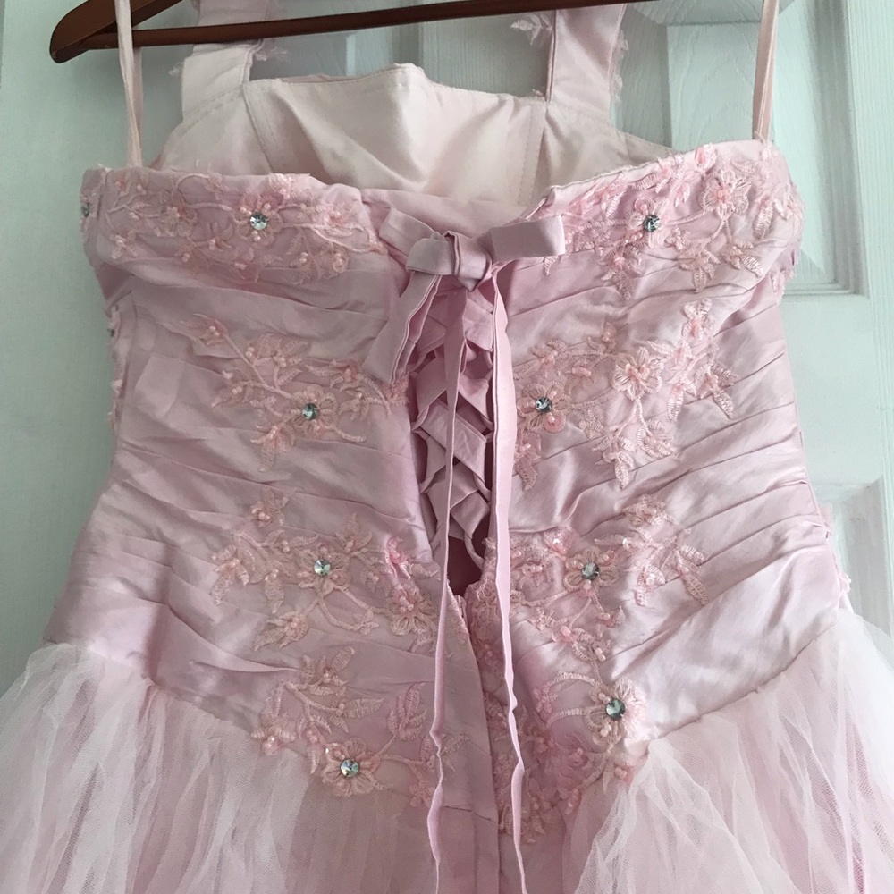 Pink ball gown